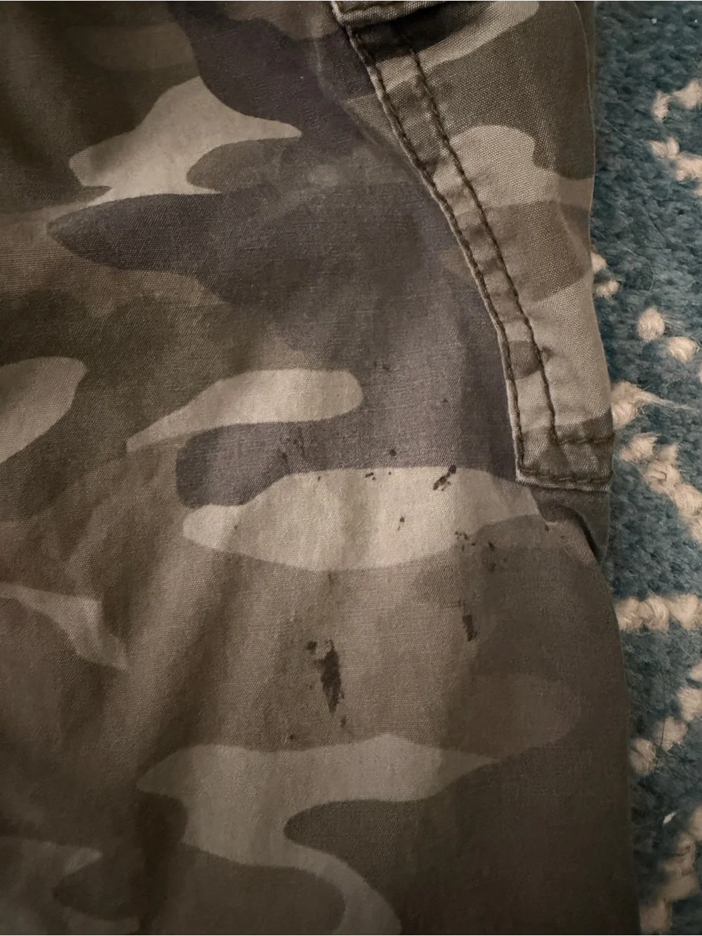GAP Kids Camo Joggers in Olive and Khaki